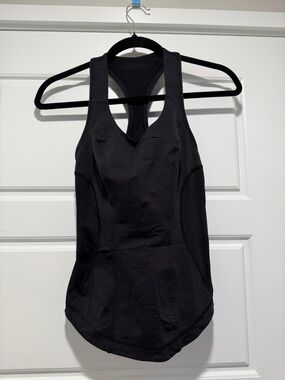 Black Women's Racerback Active Tank Top